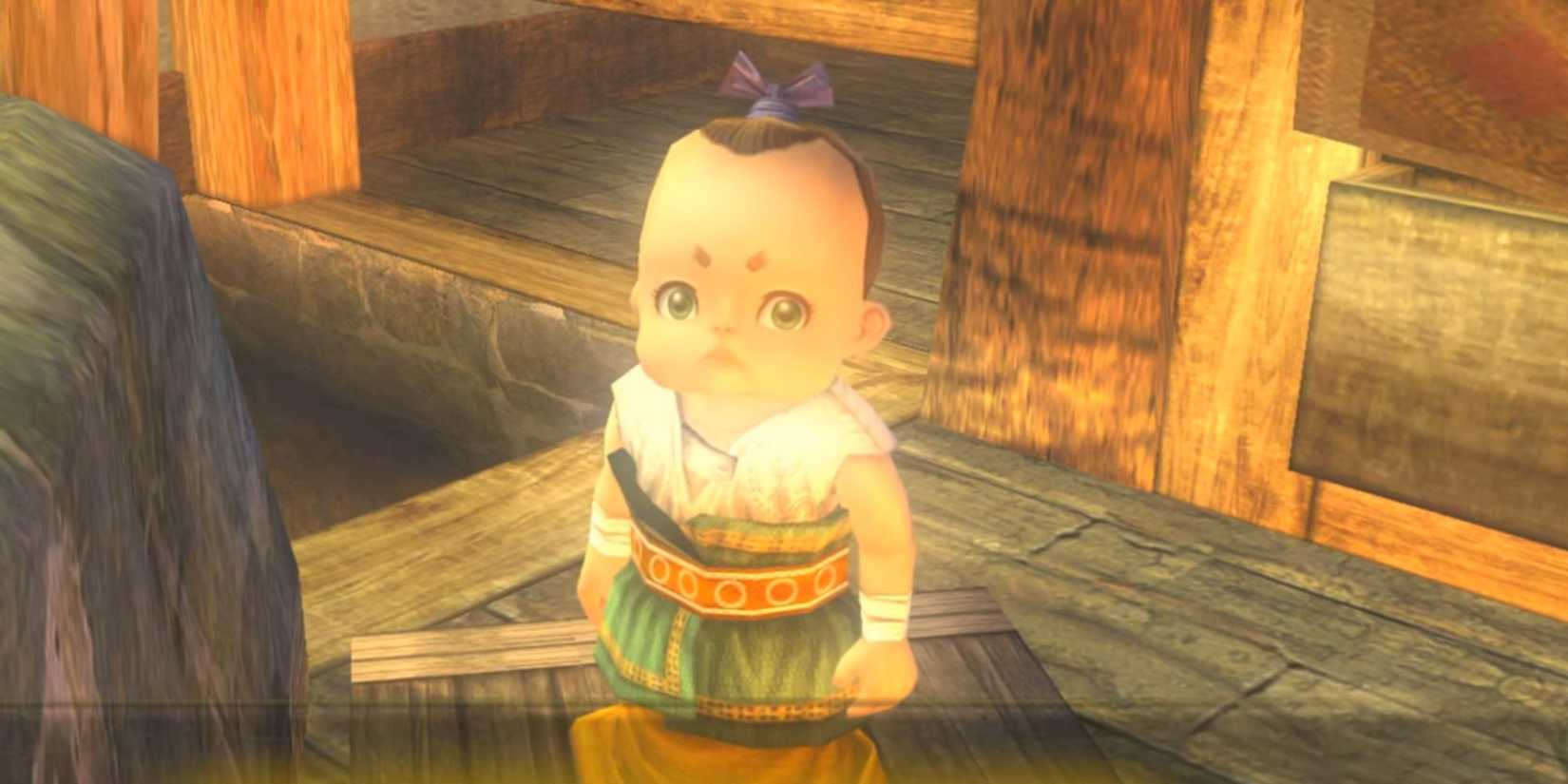 Link talks to Malo during the Malo Mart sidequet.