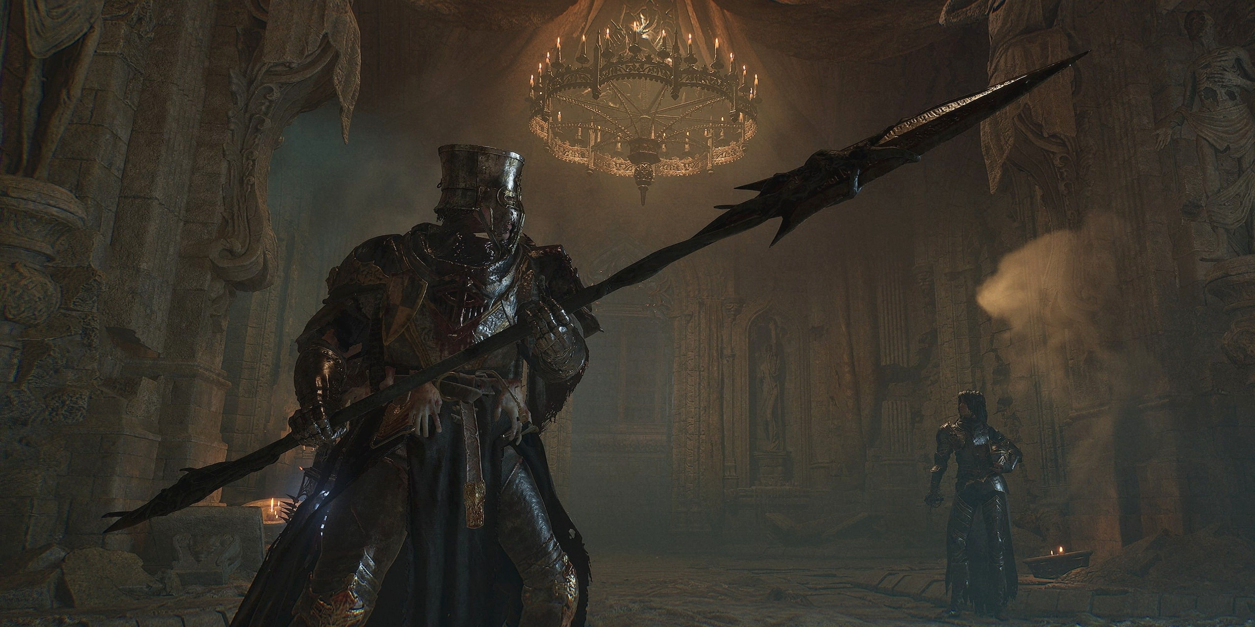 Lords of the Fallen Character With A Huge Spear