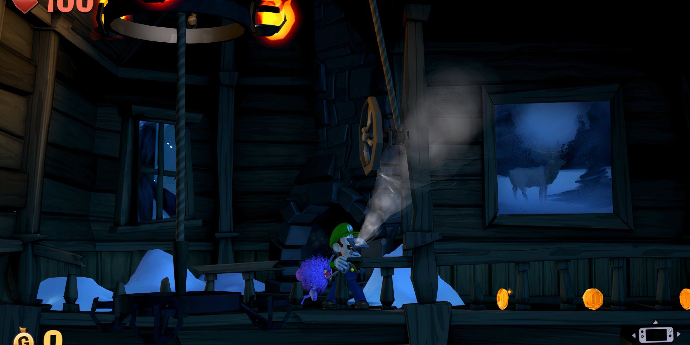 How to Get Fire Back to the Chalet in Luigi's Mansion 2