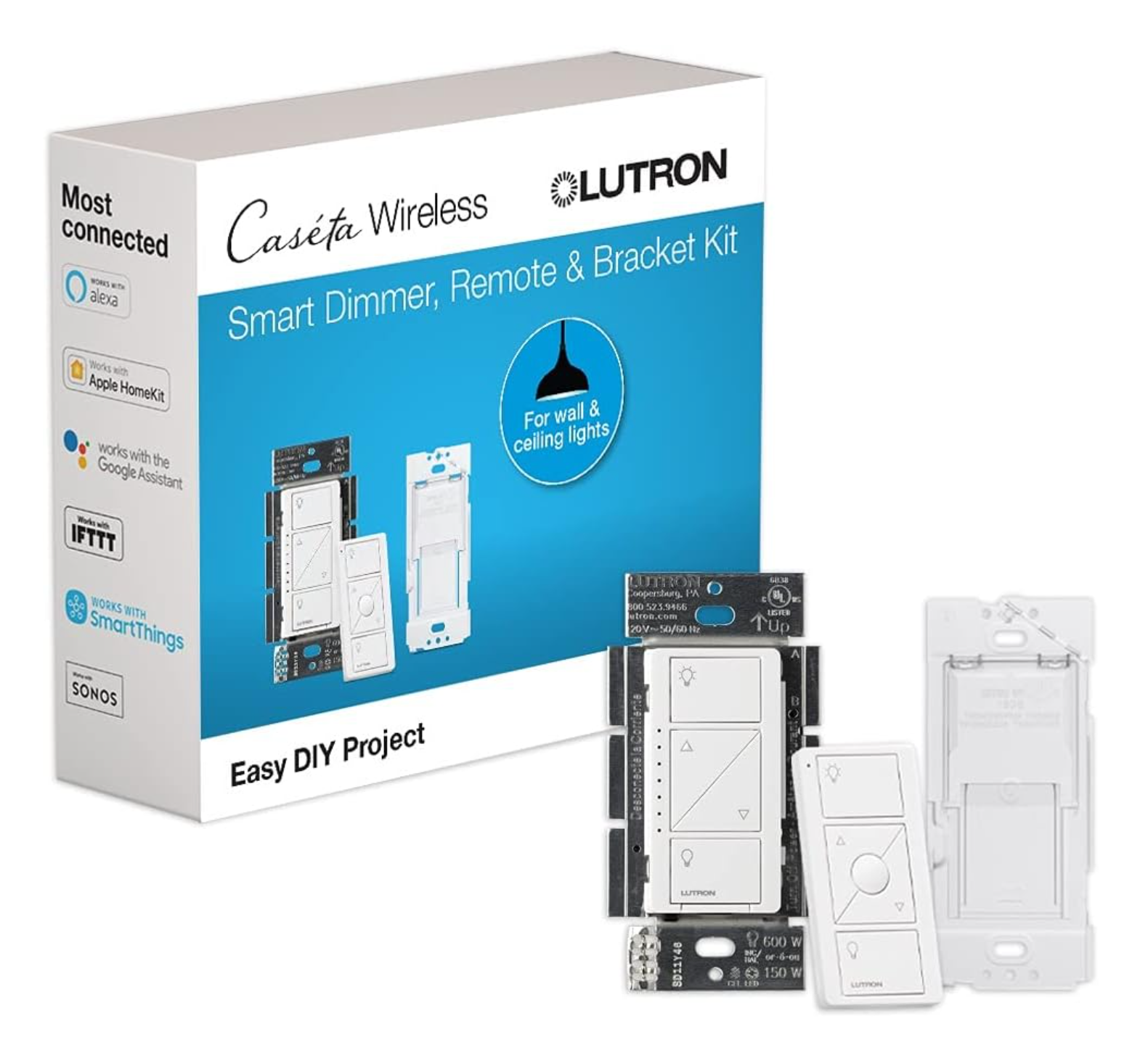 Lutron Caseta Smart Dimmer Switch