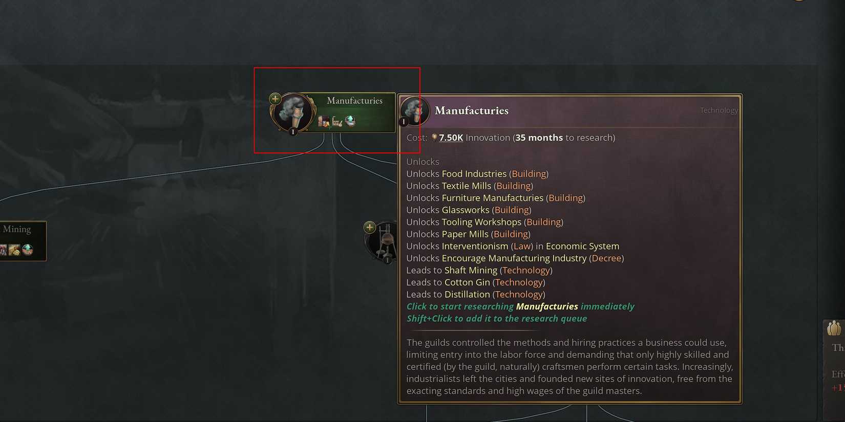 Manufactories Tech in Victoria 3