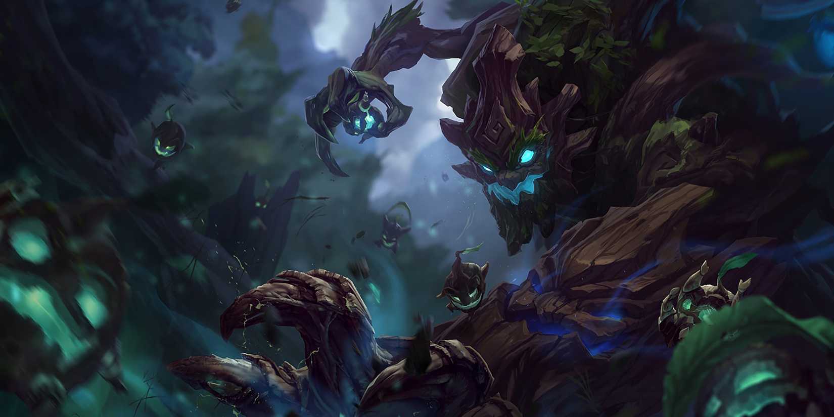 Maokai splash art in League of Legends