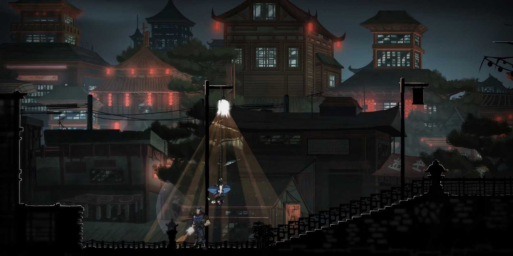Image of gameplay in Mark of the Ninja