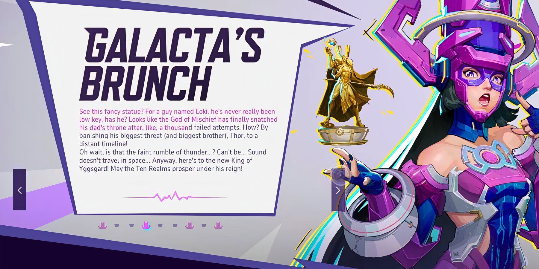 Marvel Rivals Galacta's Brunch Lore