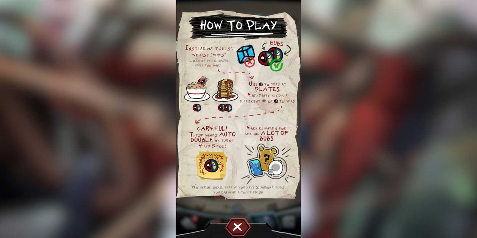 deadpool’s diner event rules in marvel snap.