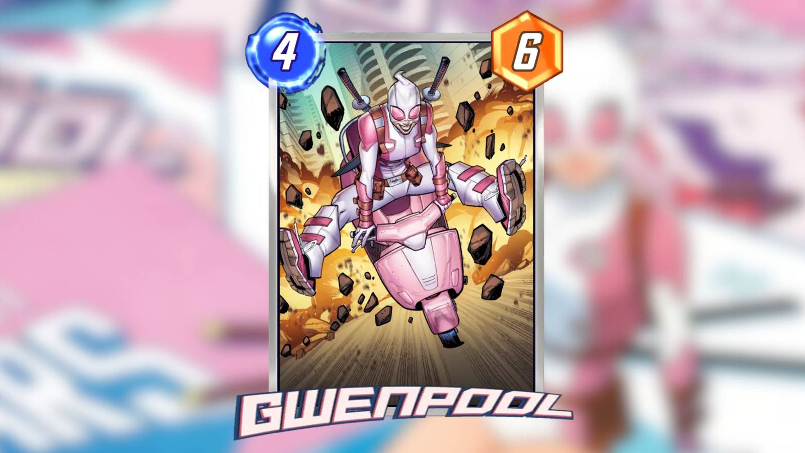 the gwenpool card in marvel snap.