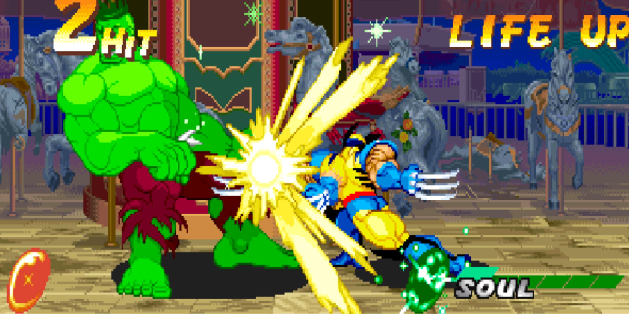 marvel super heroes game wolverine vs hulk