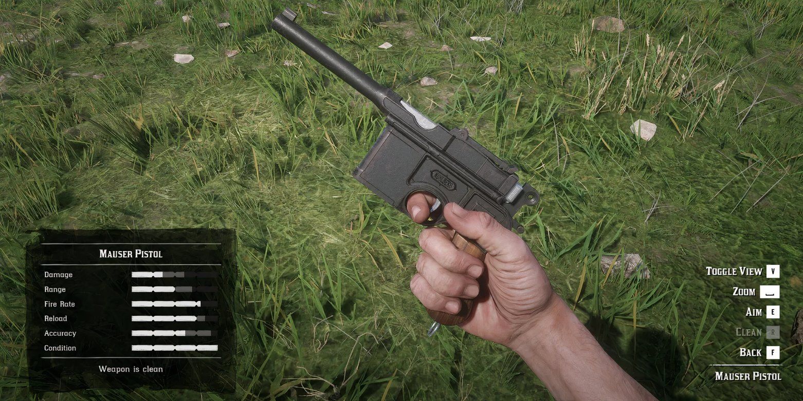 Mauser Pistol in Red Dead Redemption 2