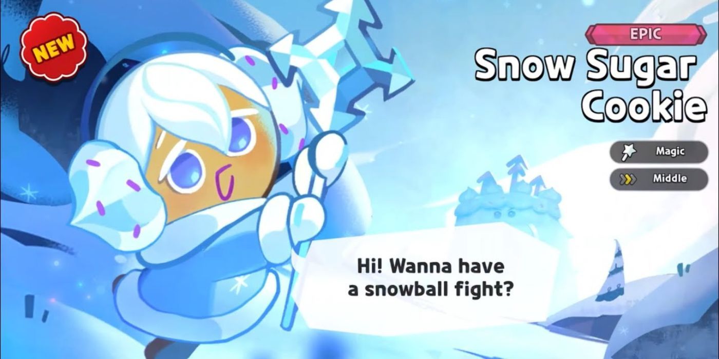 Snow Sugar Cookie Cookie Run Kingdom