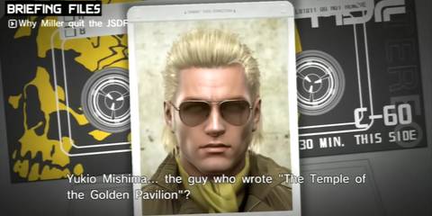 Metal Gear Real Events- Miller Yukio Mishima