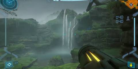 samus exploring the surface of tallon 4 in metroid prime remastered