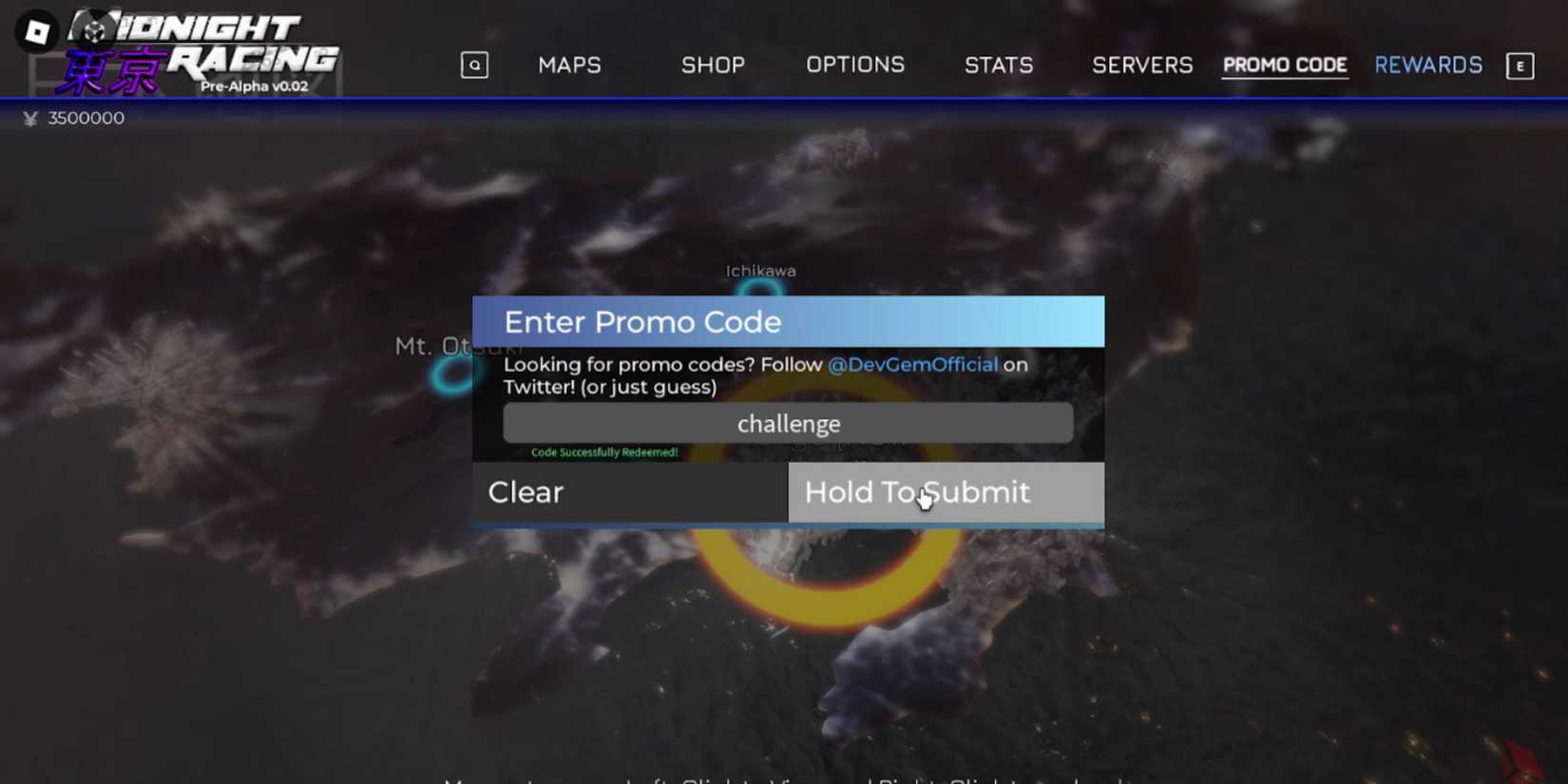 Roblox: Midnight Racing Tokyo Codes
