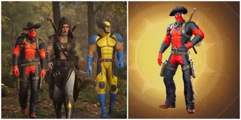 images of Deadpool the Kid outfit in Midnight Suns