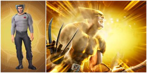 images of Wolverine from Midnight Suns in combat and Full Force outfit