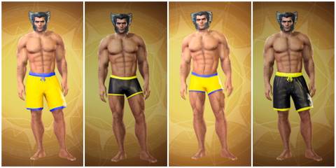 imaes of Midnight Suns Wolverine Swimsuits