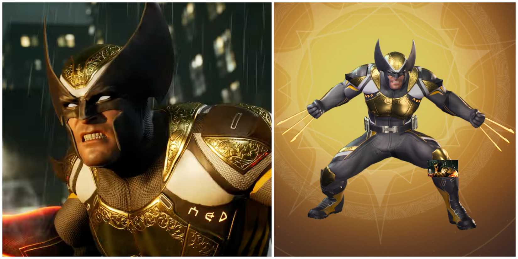 image of Wolverine in his Midnight Suns outfit