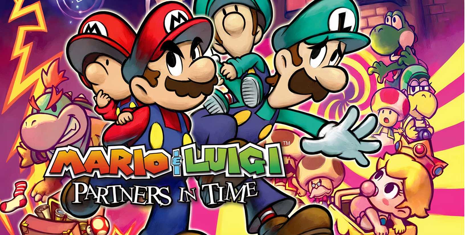 Promo art for Mario & Luigi: Partners In Time