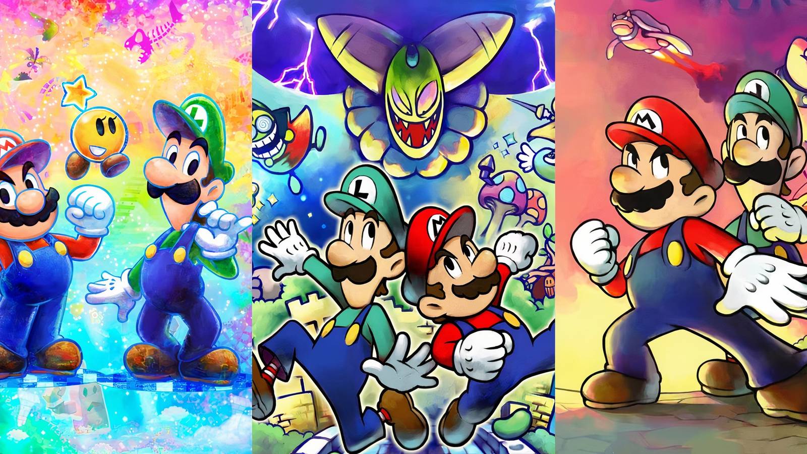 Promo art for Mario & Luigi games for best Mario & Luigi games ranked feature image