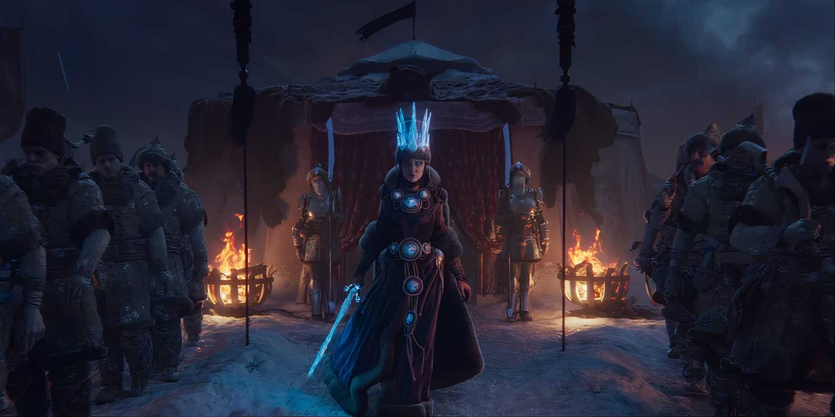 Tsarina Katarin of Kislev in Total War Warhammer 3 