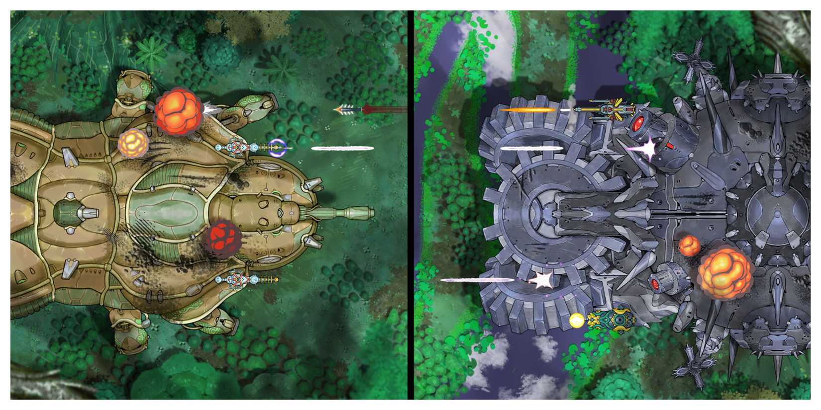 Trailblazers: Into The March - Steam Screenshot (Landships Fighting)