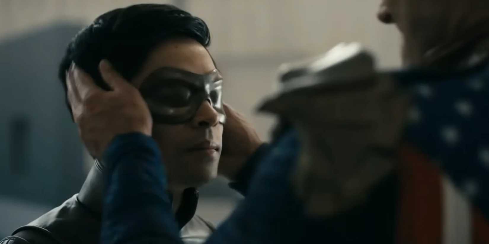 Homelander deafens Blindspot in The Boys