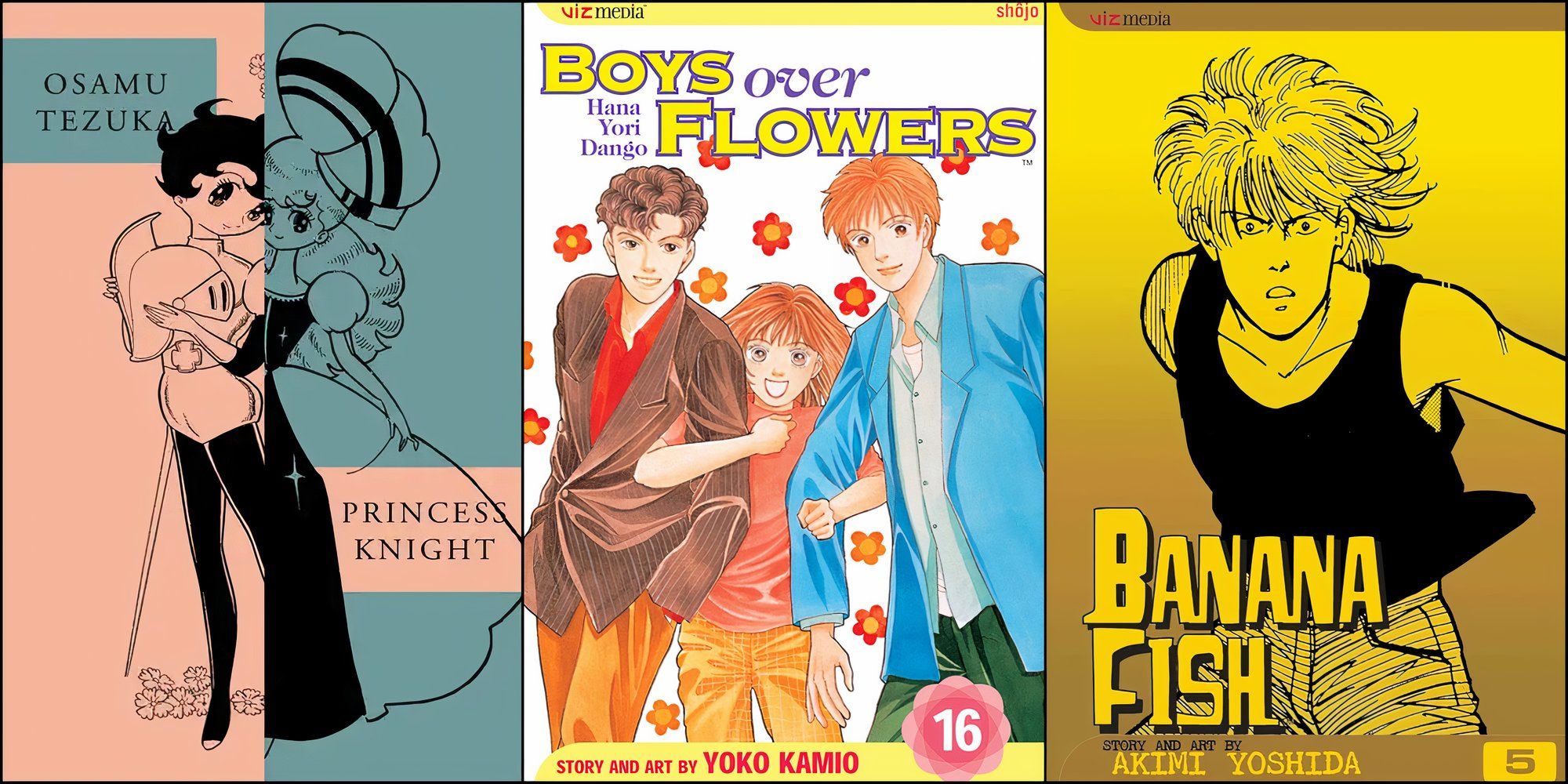 Princess Knight, Boys Over Flowers, Banana Fish