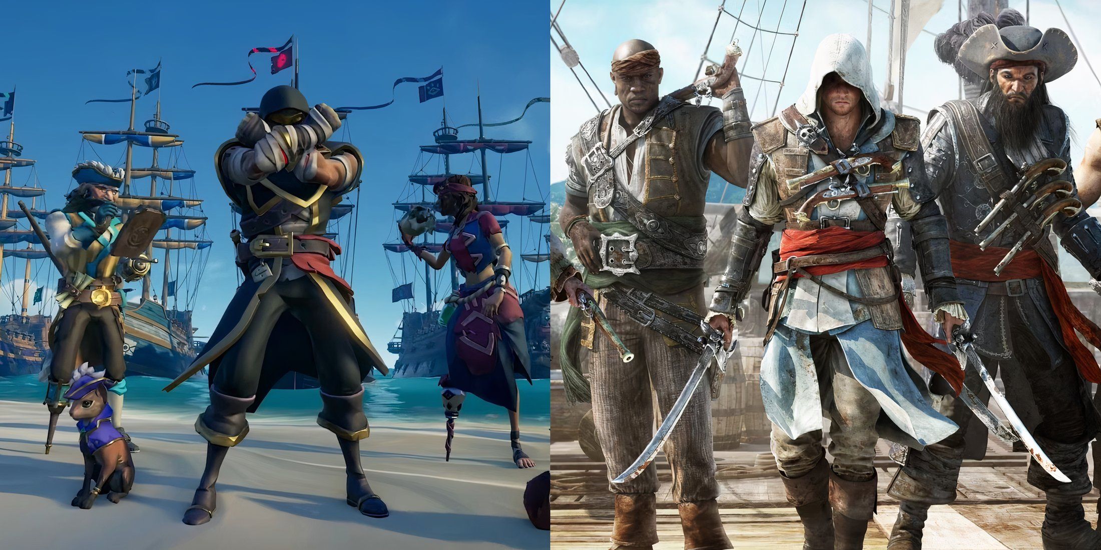 Feature image for best open-world pirate games