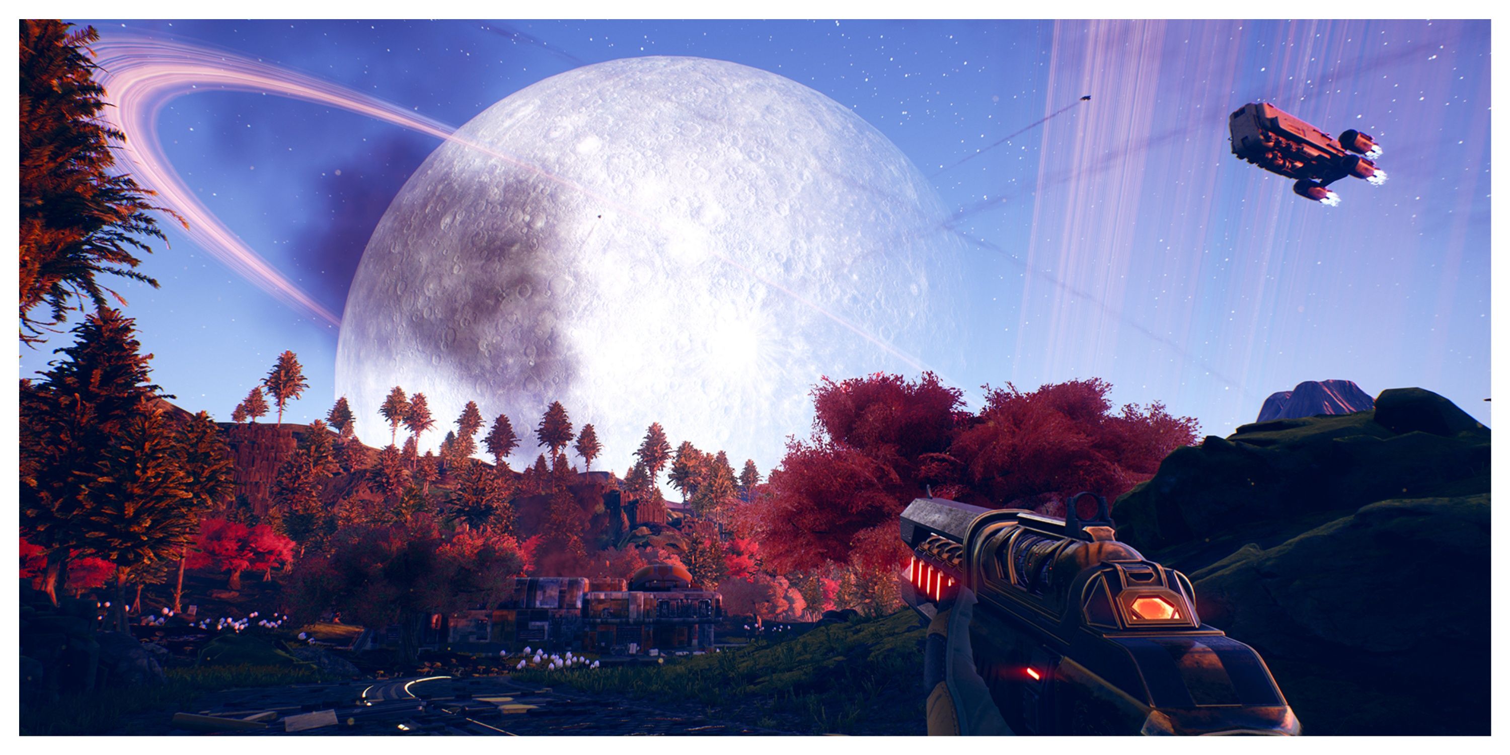 The Outer Worlds - Steam Screenshot (Looking At A Forested Area)