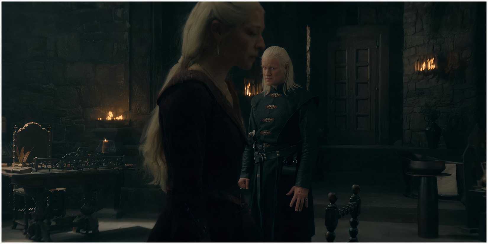 Daemon and Rhaenyra in House of the Dragon Season 2.