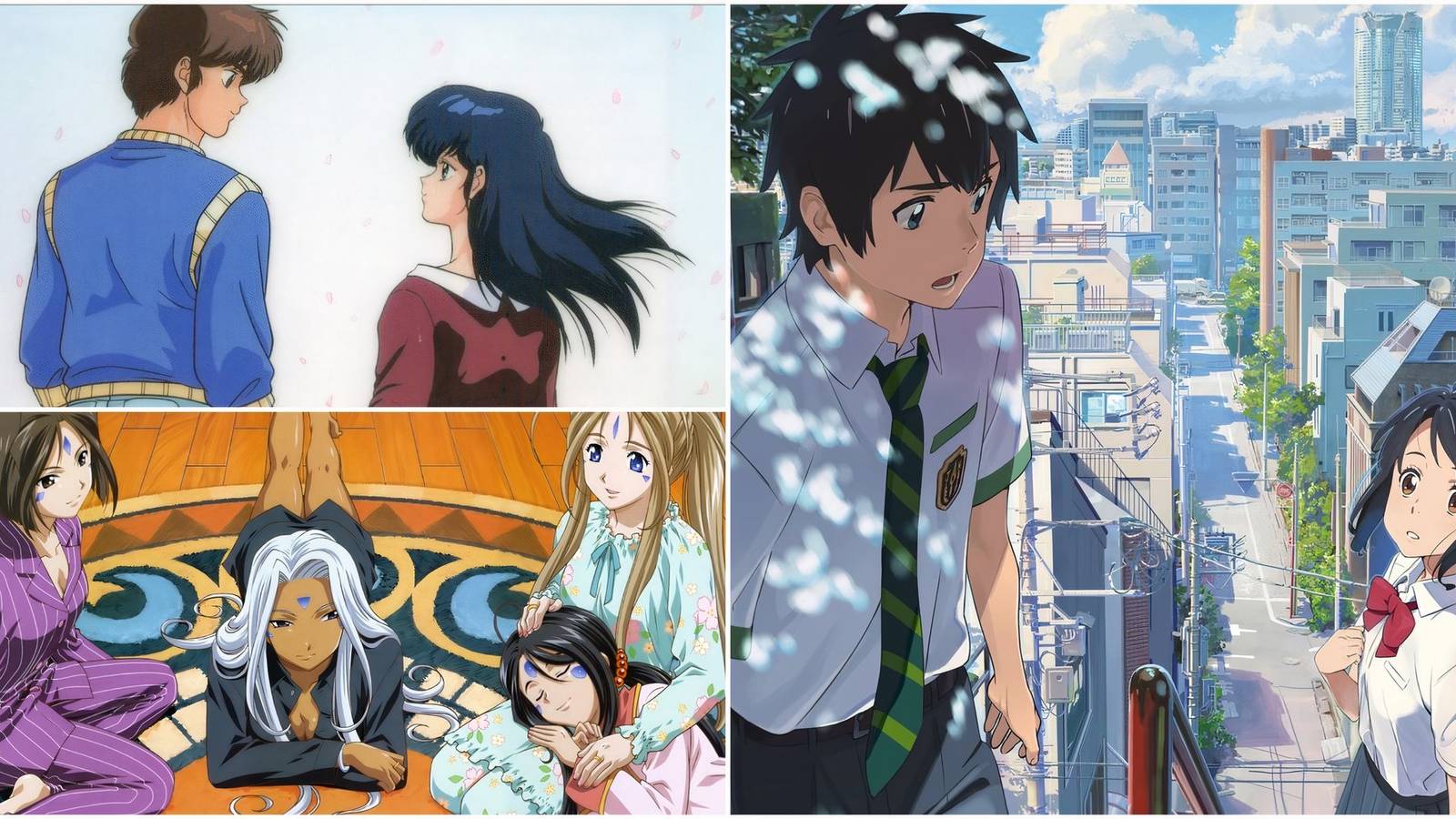 Maison Ikkoku, Ah My Goddess, Your Nam