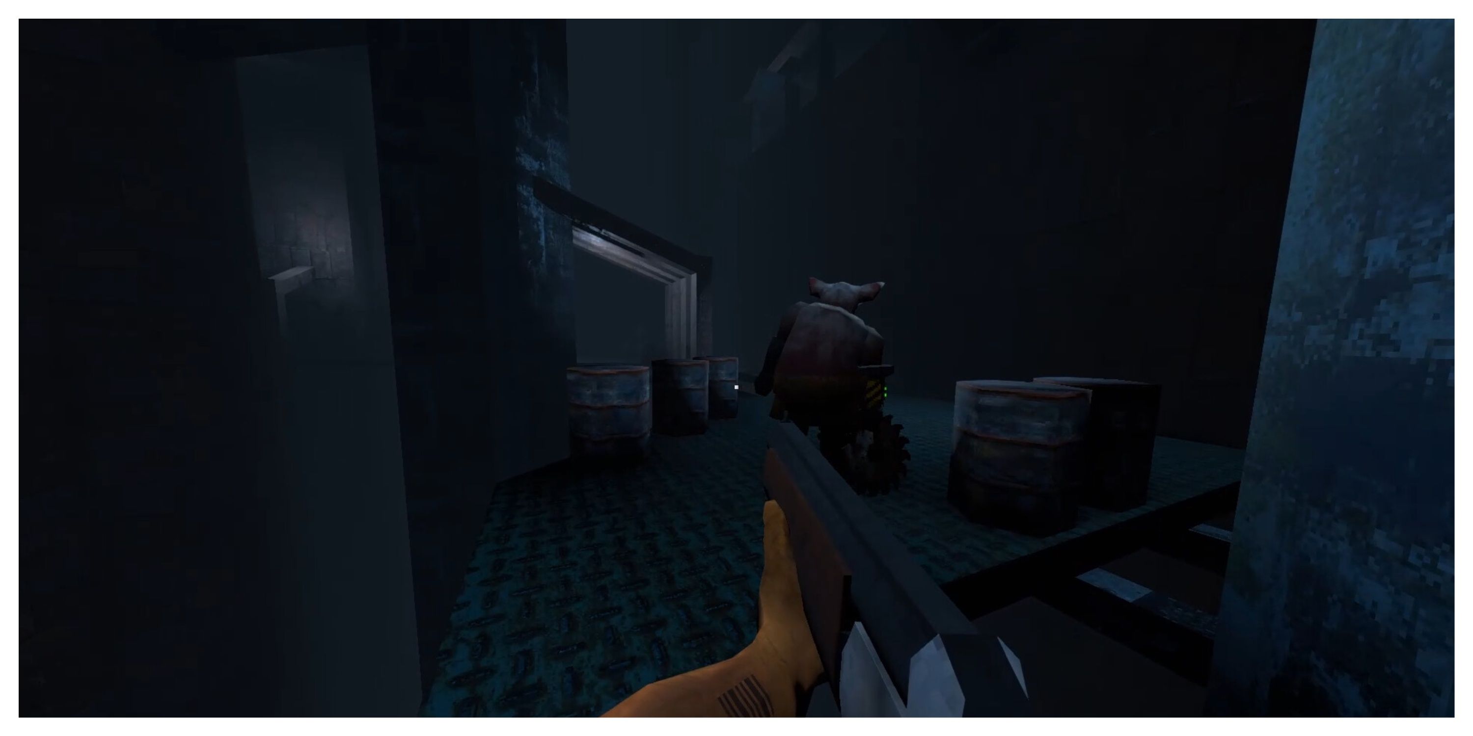 Pigsaw - Steam Screenshot (Sneaking Up Behind A Pig)