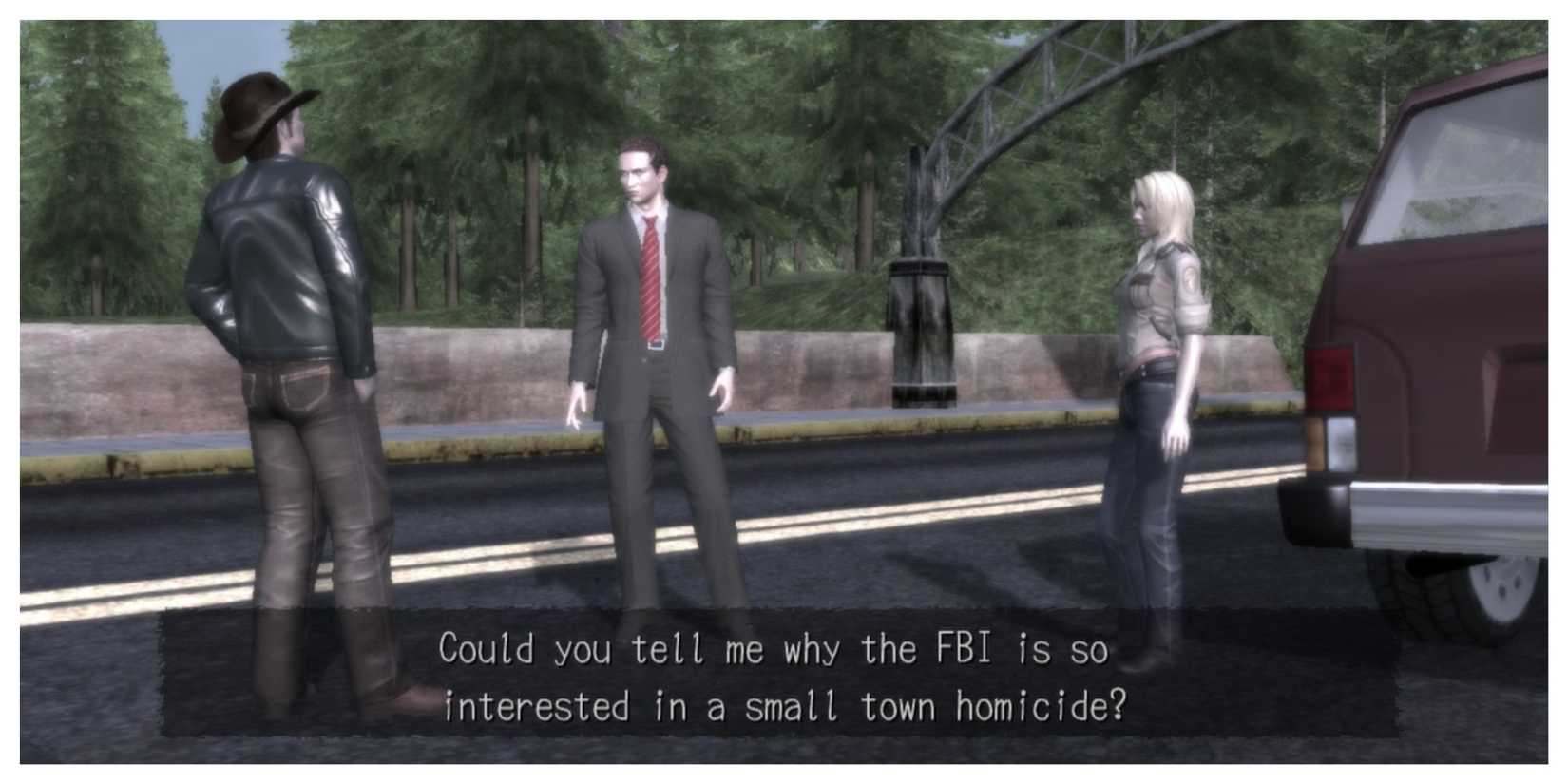 Deadly Premonition - Steam Screenshot (Dialogue)