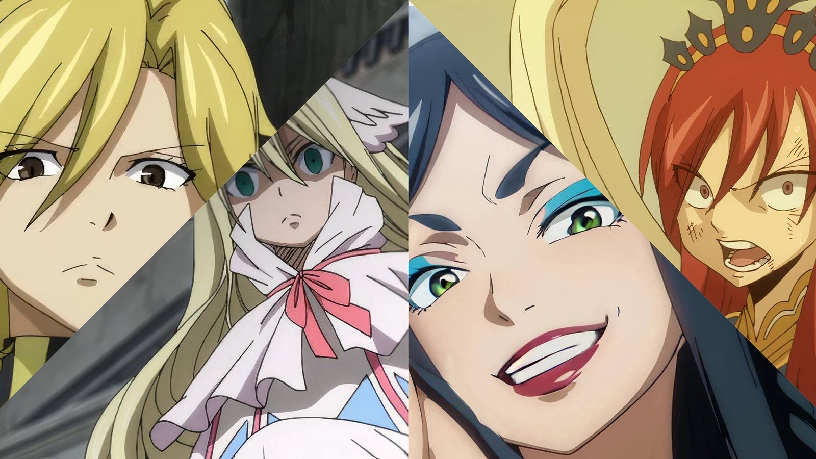 A Collage of the Strongest Female Mages in Fairy Tail