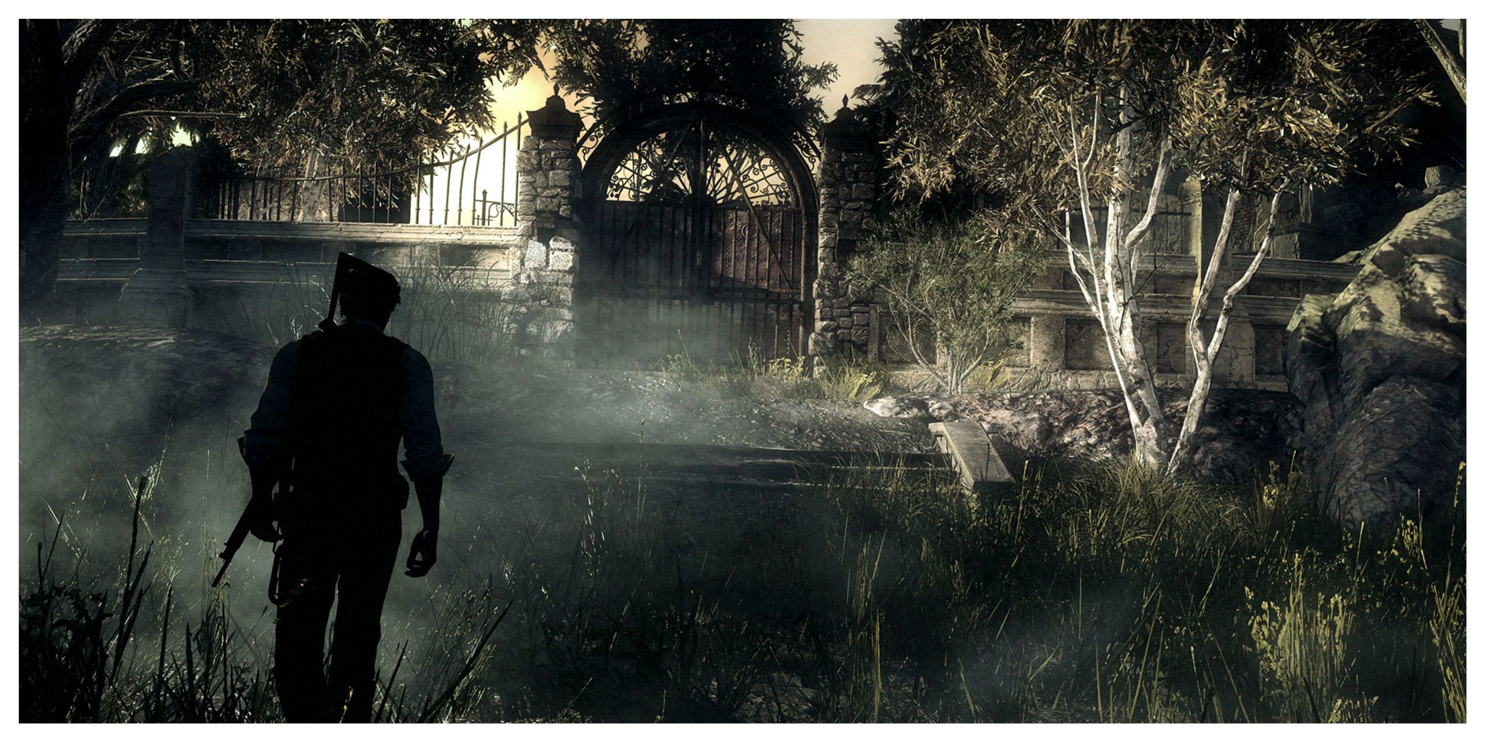 The Evil Within - Steam Screenshot (Approaching A Gate)