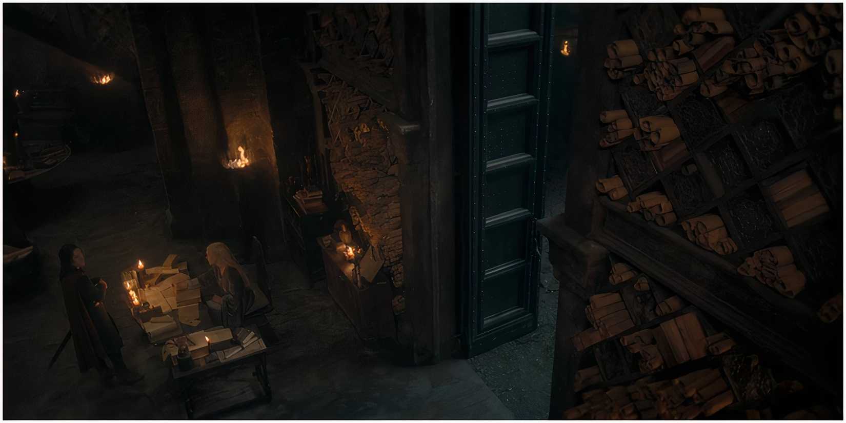 Jacaerys Velaryon and Rhaenyra Targaryen in House of the Dragon.