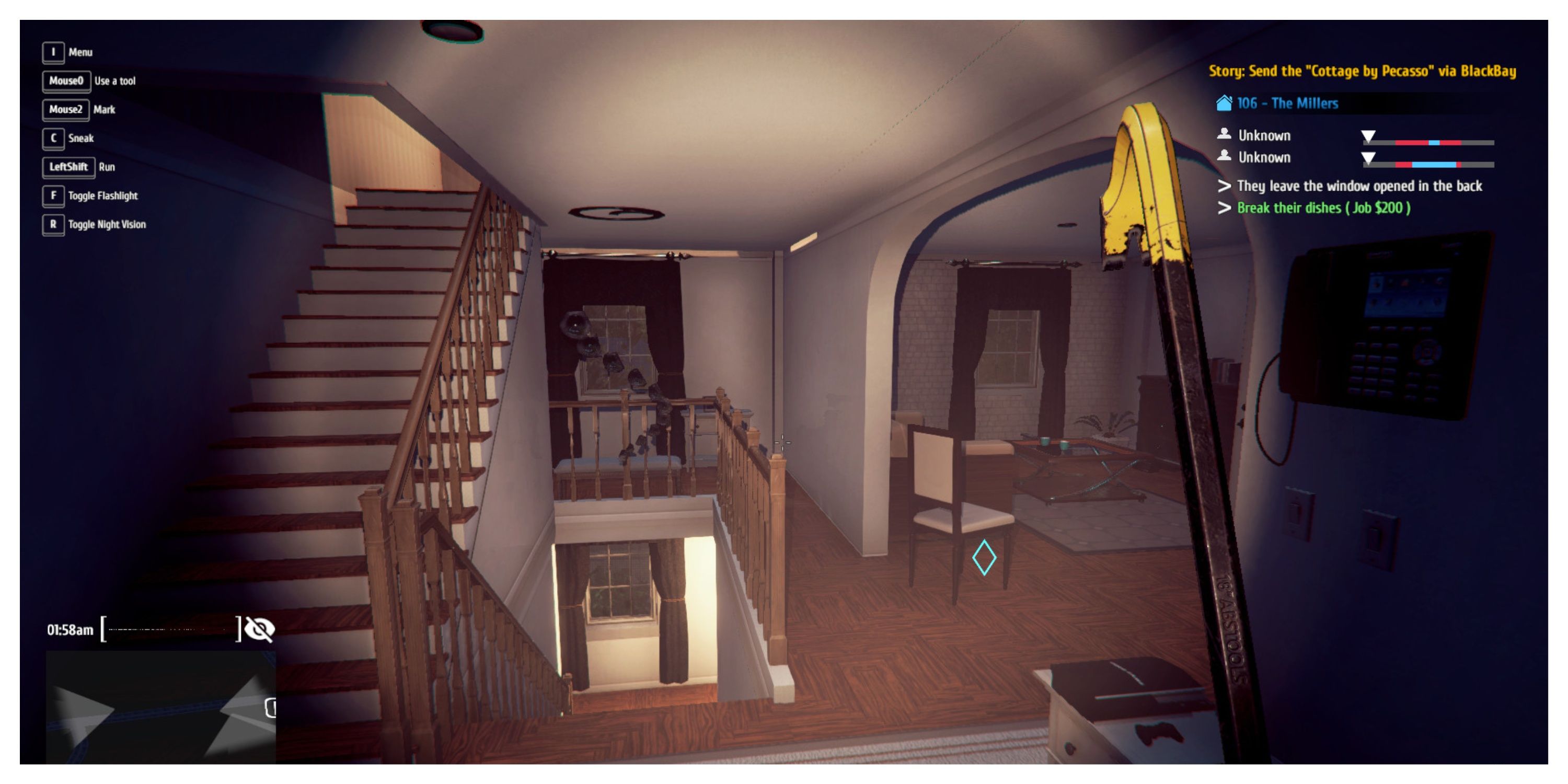 Thief Simulator - Steam Screenshot (Exploring A House)