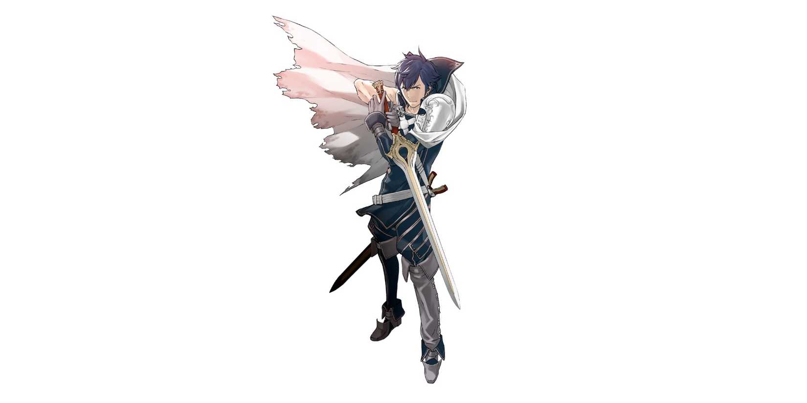 Chrom holding the Falchion