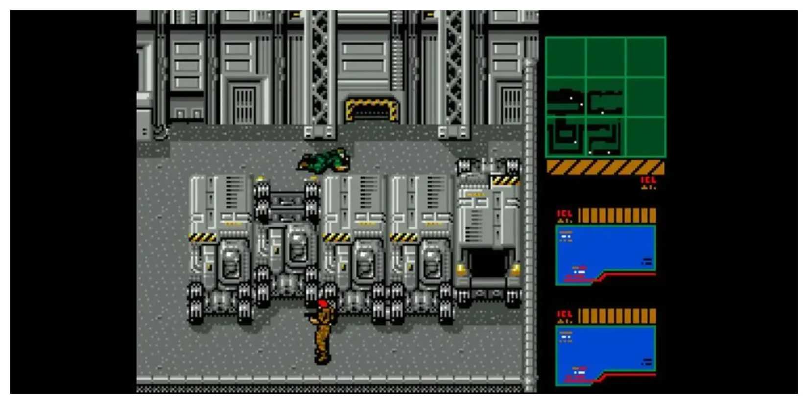 Metal Gear 2: Solid Snake - IGDB Screenshot (Stealth Gameplay)