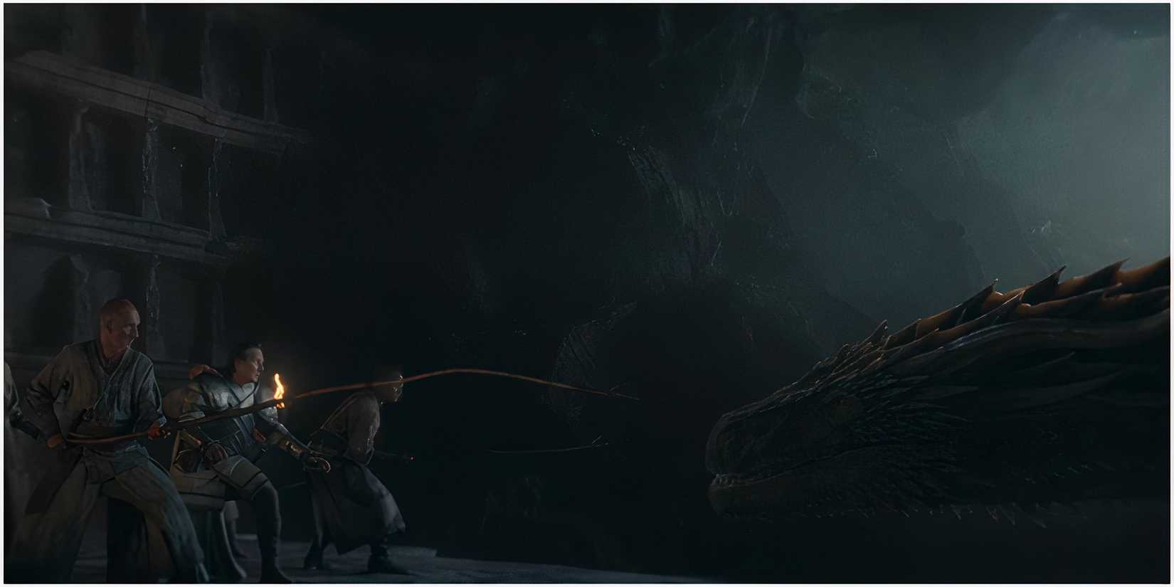 Ser Steffon Darklyn tries to tame Seasmoke in House of the Dragon.