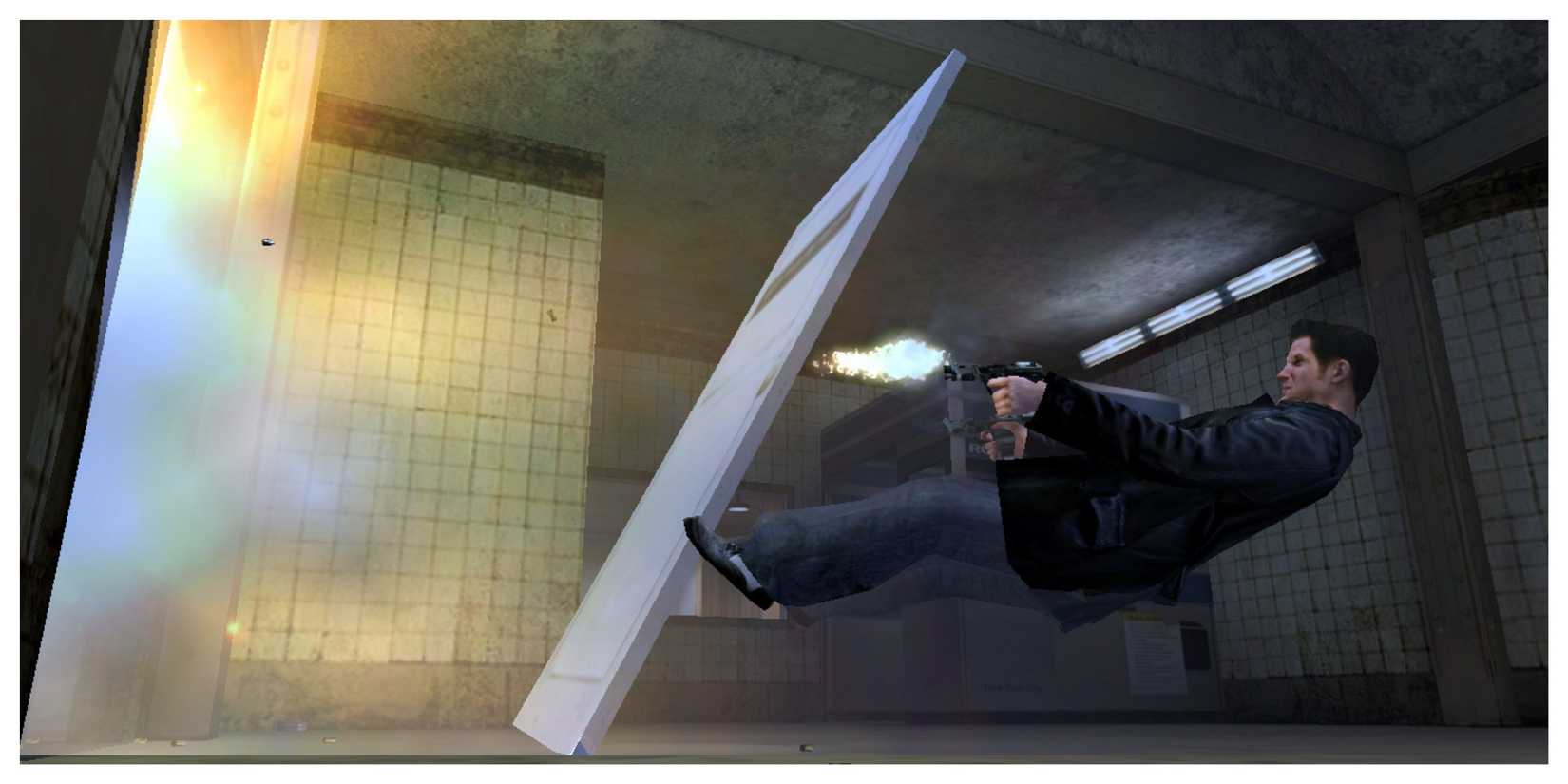 Max Payne - Steam Screenshot (Shooting Mid-Air)
