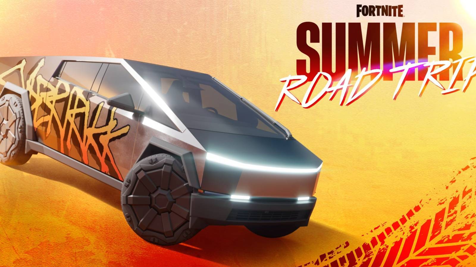 cybertruck in fortnite