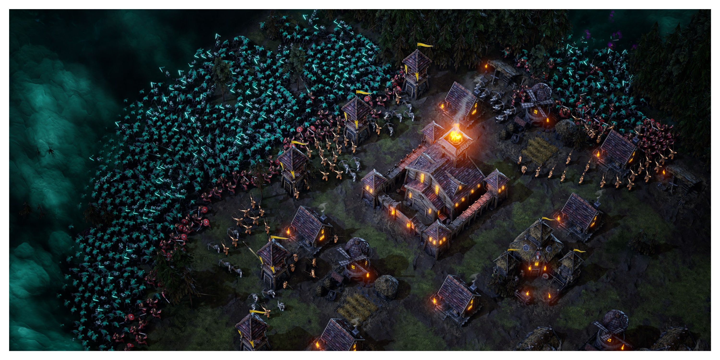 Age Of Darkness: Final Stand - Steam Screenshot (Defending Against A Horde)