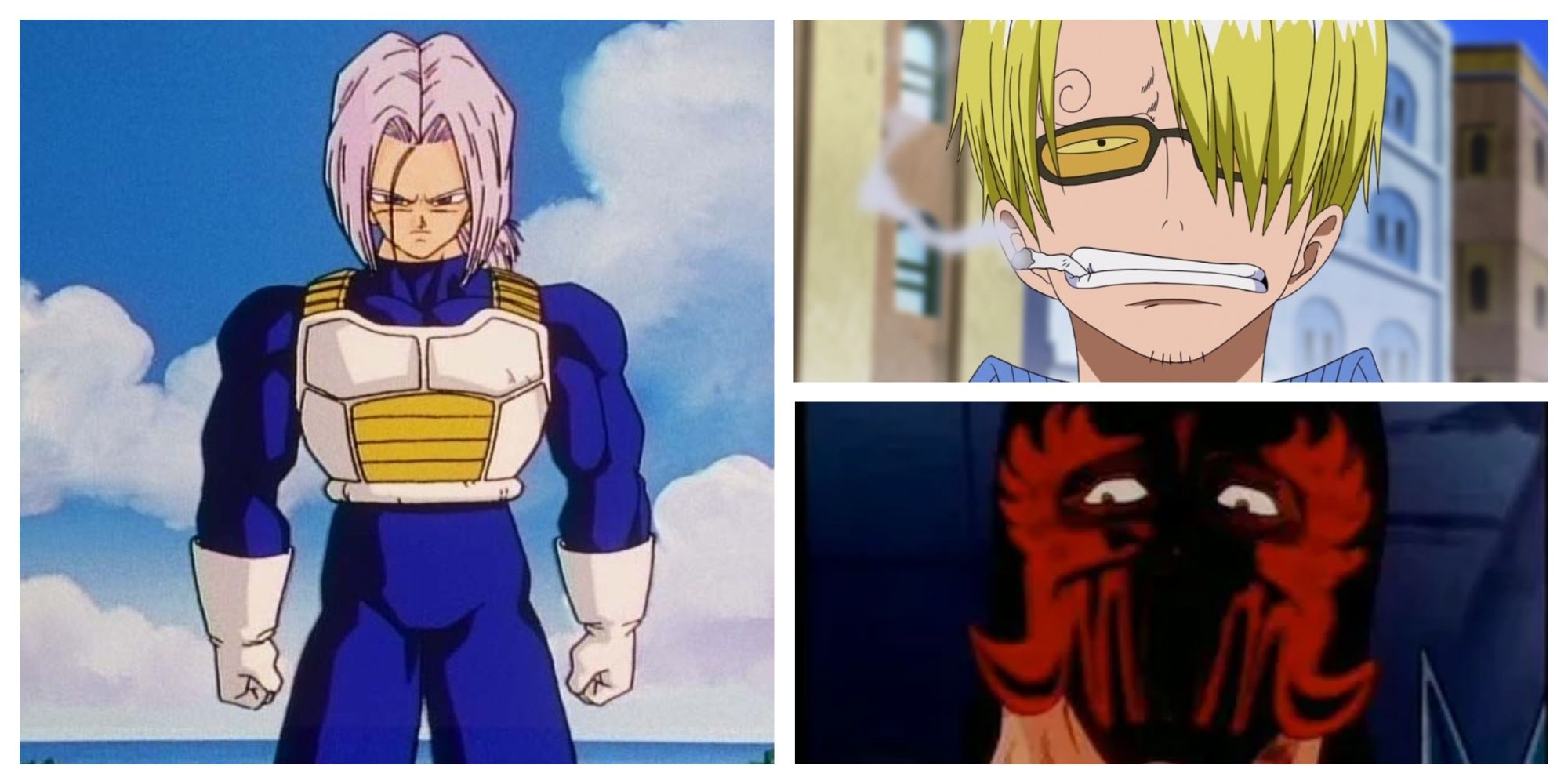 Trunks, Sanji, and Jagi