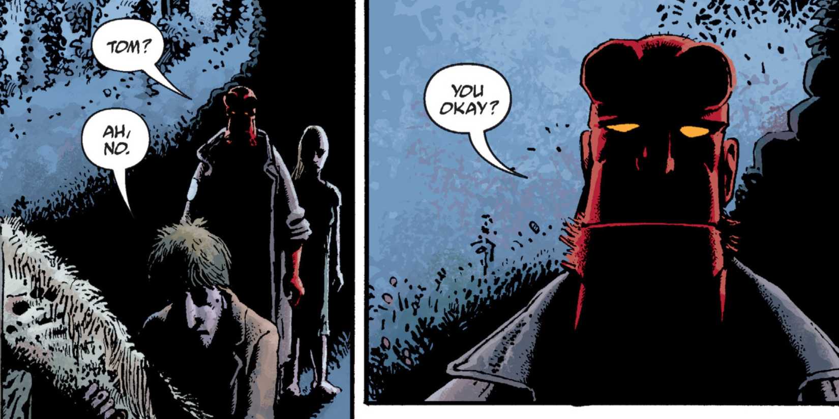 hellboy and tom