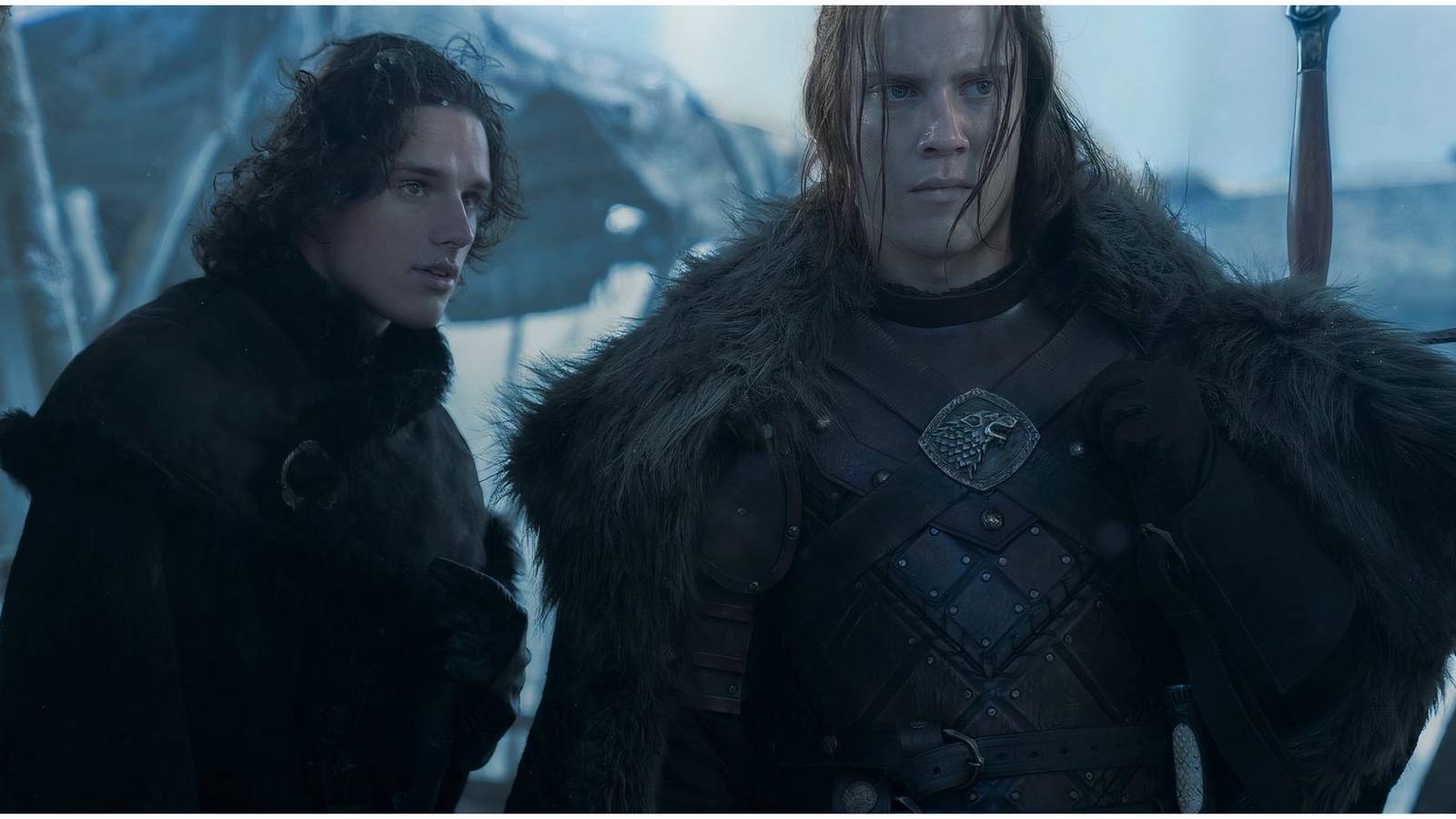 Jacaerys Velaryon and Cregan Stark in House of the Dragon.