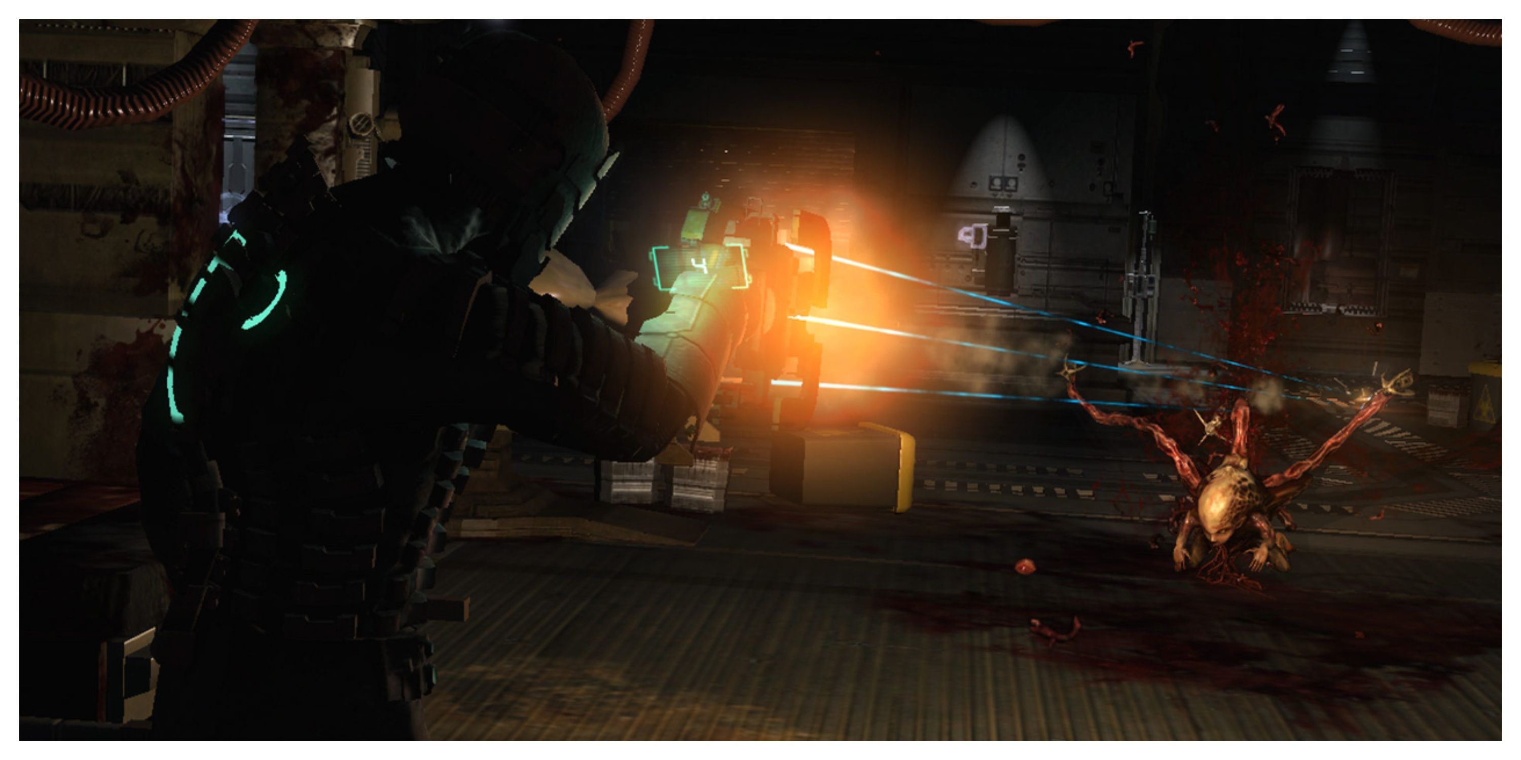 Dead Space - GOG Screenshot (Aiming At An Enemy)