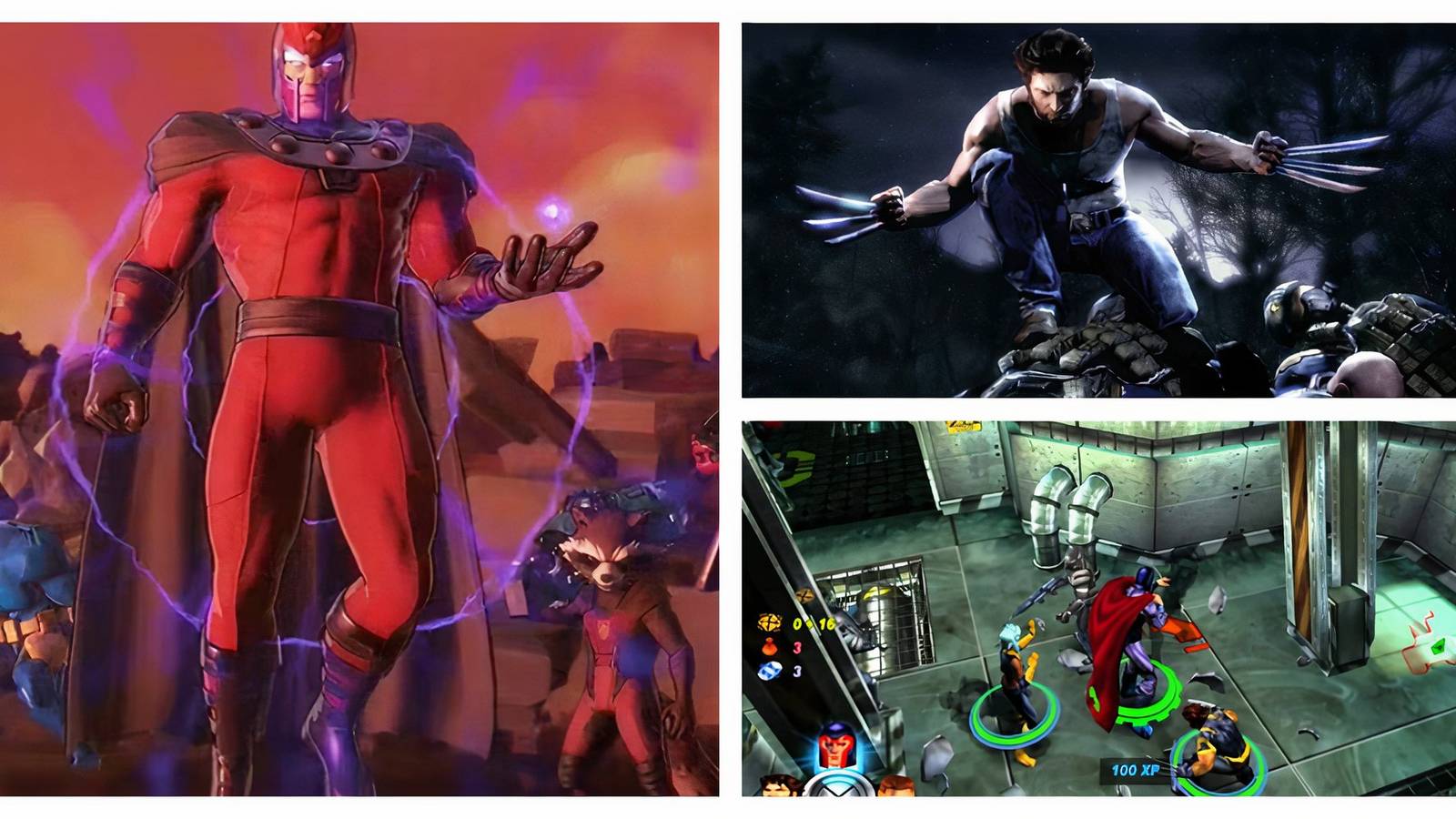 Marvel Ultimate Alliance 3: The Black Order, X-Men Origins: Wolverine and X-Men Legends II: Rise of Apocalypse 