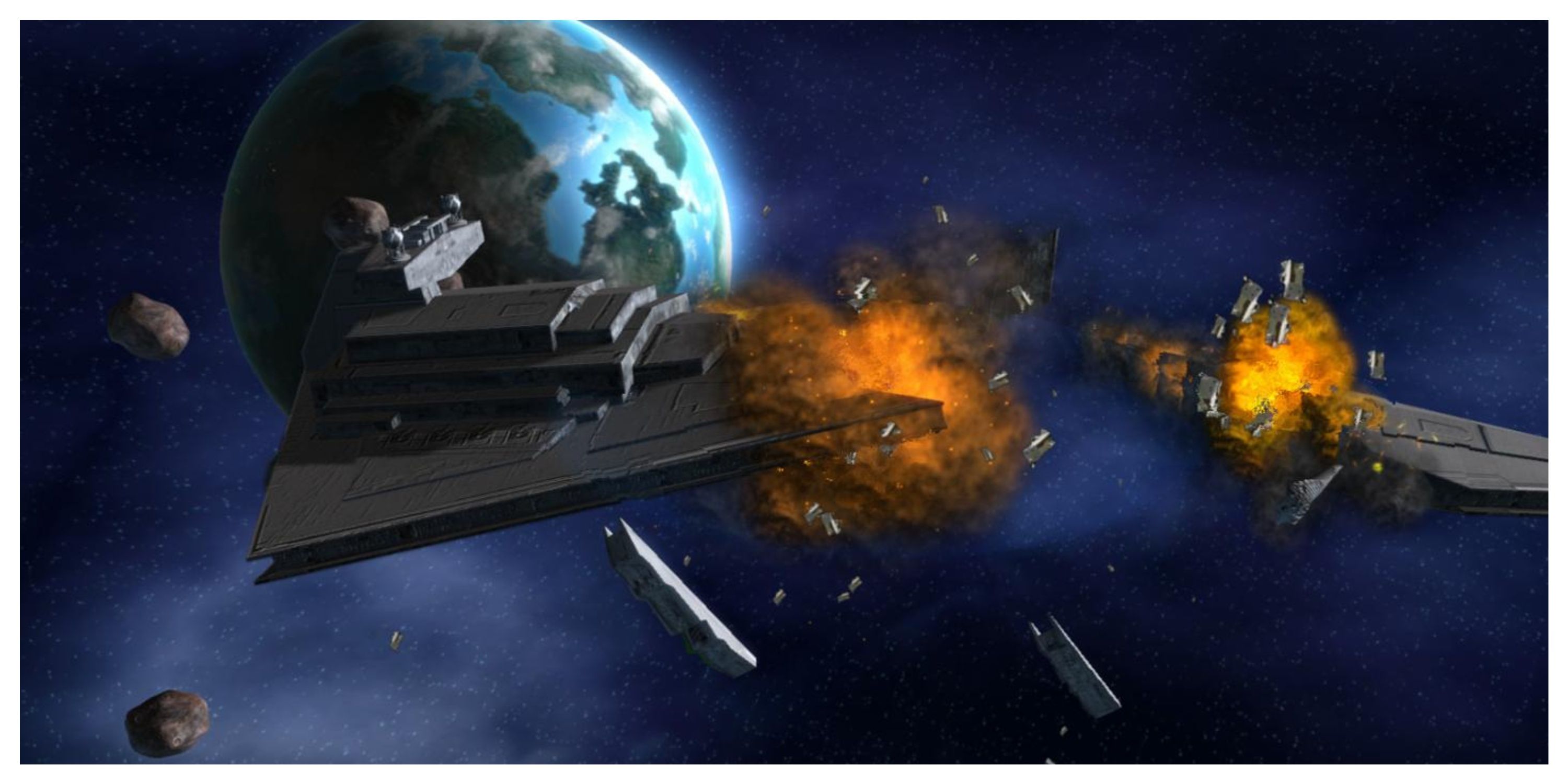 Star Wars: Empire At War - Steam Screenshot (A Ship Exploding)