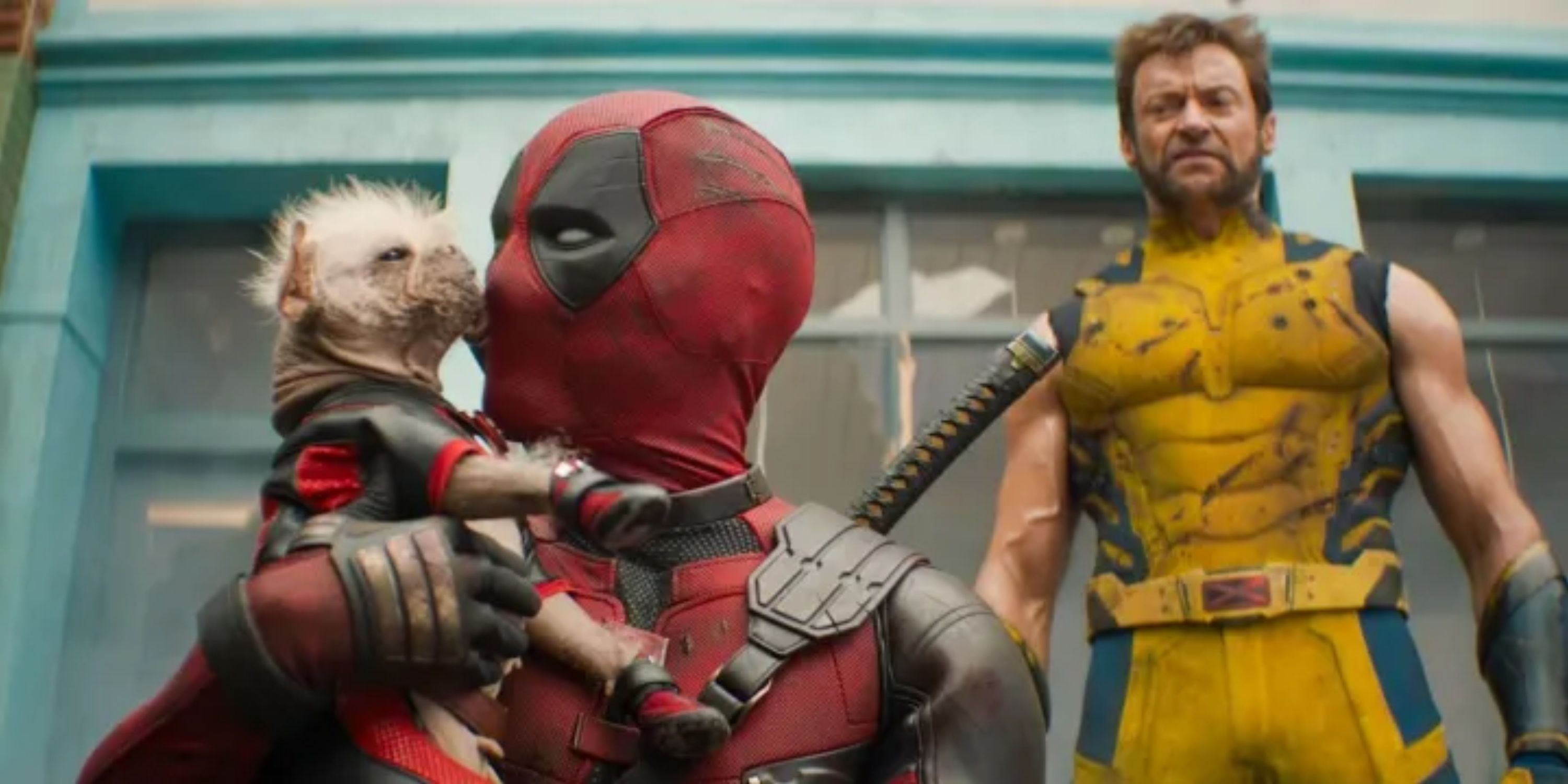 deadpool with dogpool and wolverine