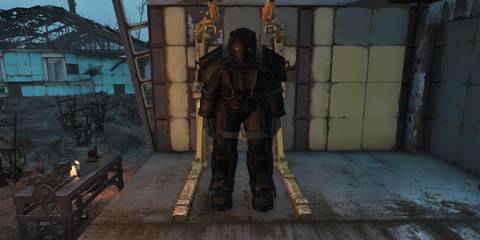Enclave hellfire armor in Fallout 4